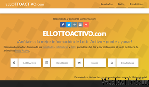 ellottoactivo.com Screenshot