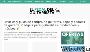 elpedaldelguitarrista.com Screenshot