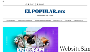 elpopular.mx Screenshot