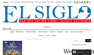 elsiglo.com.gt Screenshot