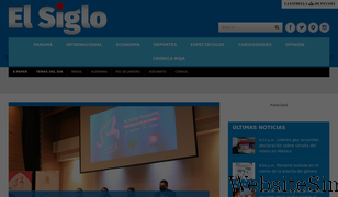 elsiglo.com.pa Screenshot