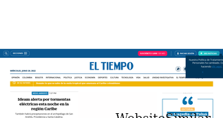 eltiempo.com Screenshot