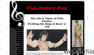 elvis-history-blog.com Screenshot