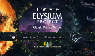 elysium-project.org Screenshot