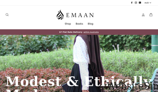 emaan.com.au Screenshot