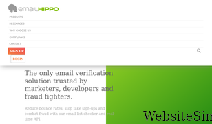 emailhippo.com Screenshot