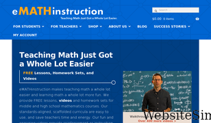 emathinstruction.com Screenshot
