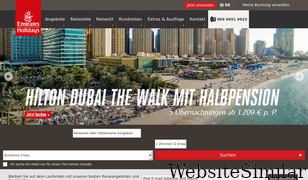 emiratesholidays.com Screenshot