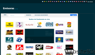 emisoras.com.gt Screenshot