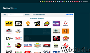 emisoras.com.py Screenshot