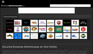 emisorasdominicanasonline.com Screenshot