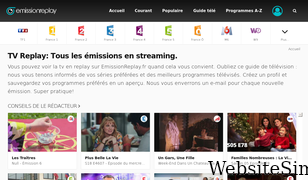 emissionreplay.fr Screenshot