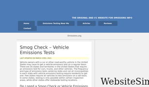 emissions.org Screenshot