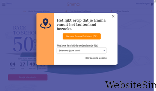 emma-sleep.nl Screenshot