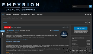 empyriononline.com Screenshot