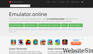 emulator.online Screenshot