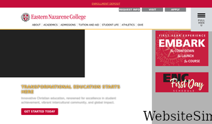 enc.edu Screenshot