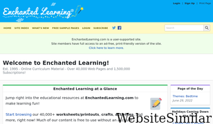 enchantedlearning.com Screenshot
