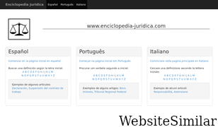 enciclopedia-juridica.com Screenshot