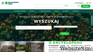 encyklopedialesna.pl Screenshot
