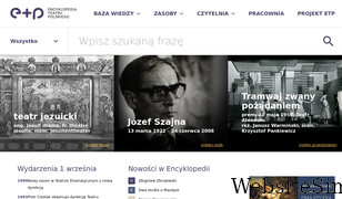 encyklopediateatru.pl Screenshot