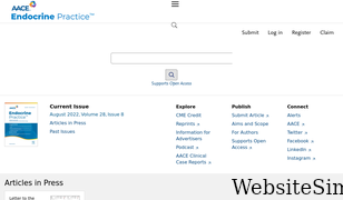 endocrinepractice.org Screenshot
