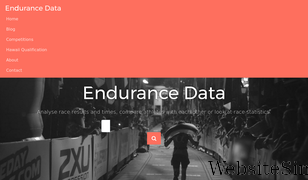 endurance-data.com Screenshot