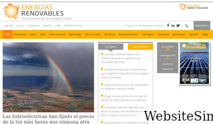 energias-renovables.com Screenshot