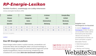 energie-lexikon.info Screenshot