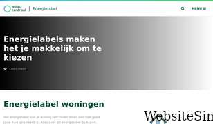 energielabel.nl Screenshot