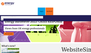 energyinst.org Screenshot