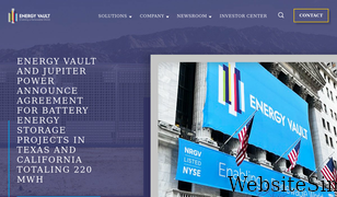 energyvault.com Screenshot