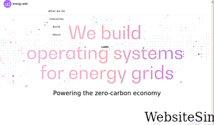 energyweb.org Screenshot