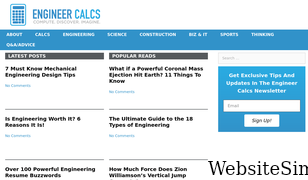 engineercalcs.com Screenshot