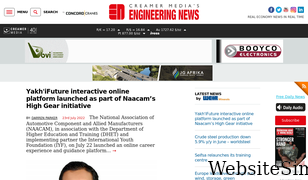 engineeringnews.co.za Screenshot