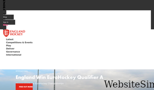 englandhockey.co.uk Screenshot