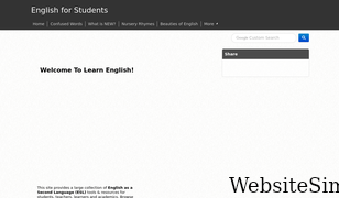 english-for-students.com Screenshot