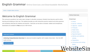english-grammar.at Screenshot