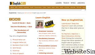 englishclub.com Screenshot