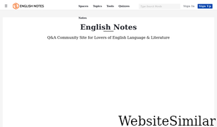 englishnotes.com Screenshot