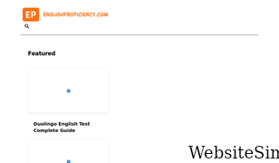 englishproficiency.com Screenshot