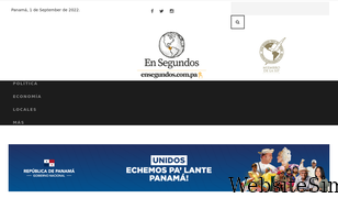 ensegundos.com.pa Screenshot
