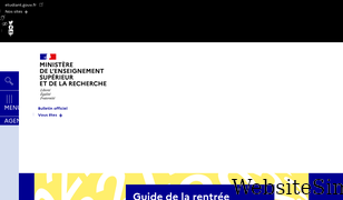 enseignementsup-recherche.gouv.fr Screenshot