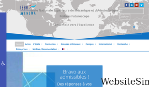 ensma.fr Screenshot