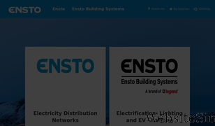ensto.com Screenshot