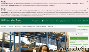 enterprisebanking.com Screenshot
