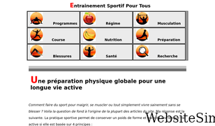 entrainement-sportif.fr Screenshot