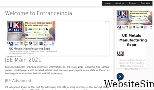 entranceindia.com Screenshot