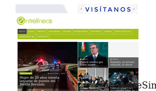 entrelineas.com.mx Screenshot