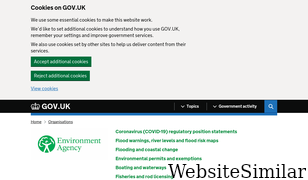 environment-agency.gov.uk Screenshot
